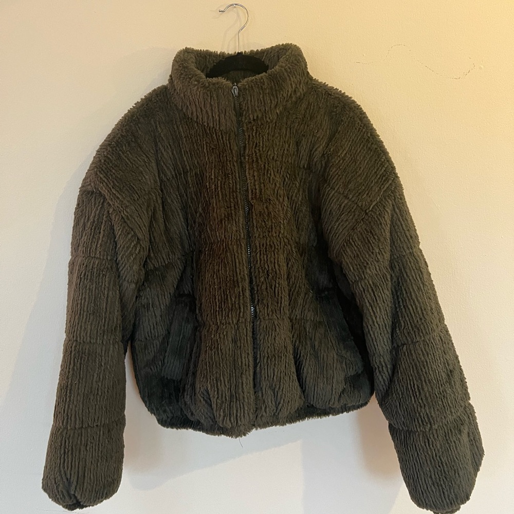 Green Puffer Jacket